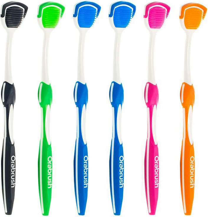 DenTek OraBrush Tongue Cleaner 6 Pack