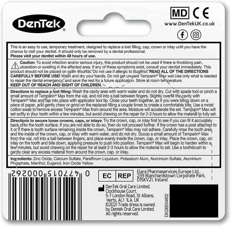 Dentek Temparin Max Repair Kit