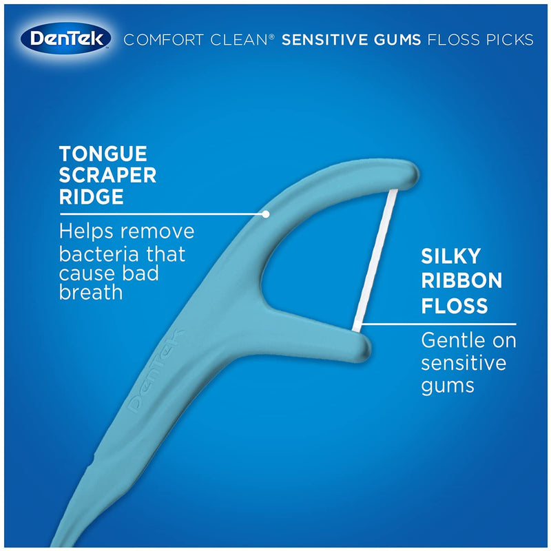 DenTek Comfort Clean Sensitive Gums Floss Picks 150 Pack