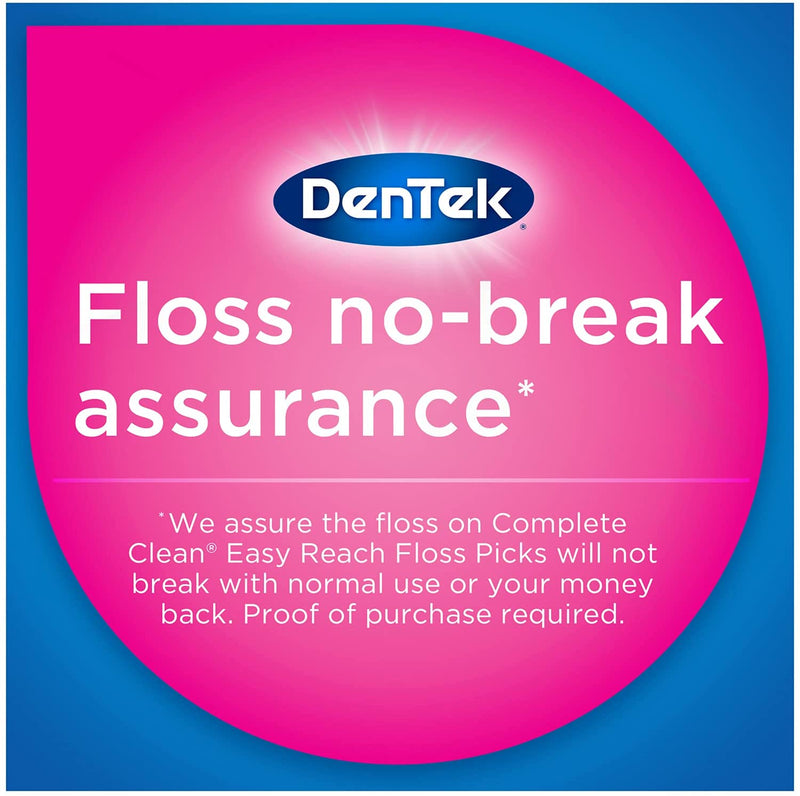 DenTek Complete Clean Y Shaped Floss Picks 75 Pack