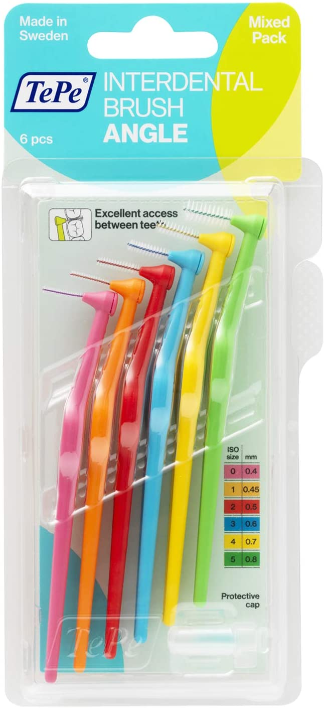 Tepe Angle Interdental Brushes 6 Pack