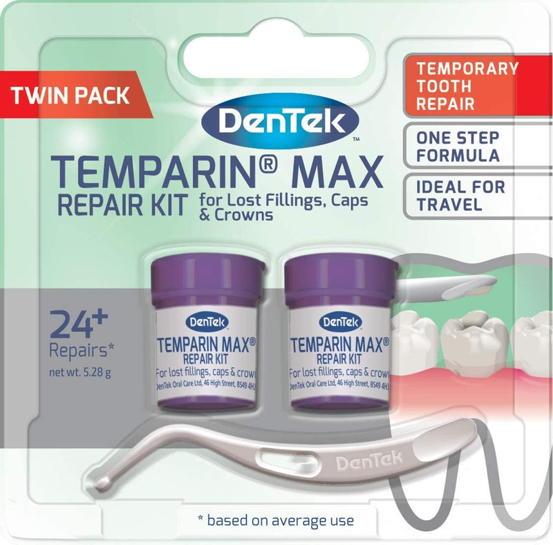 Dentek Temparin Max Repair Kit Twin Pack